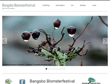 Tablet Screenshot of bangsboblomsterfestival.dk